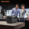 Portable power station 1000W 2000w 2400W solar generator outdoor power bank for camping