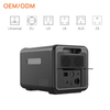 Portable power station 1000W 2000w 2400W solar generator outdoor power bank for camping