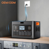 Lifepo4 Outdoor Charging 2400W Hard Case High Capacity Portable Power Station 