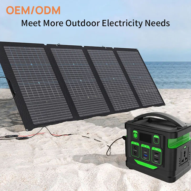  200W Solar Portable Power Station for Outdoor Camping Battery Backup
