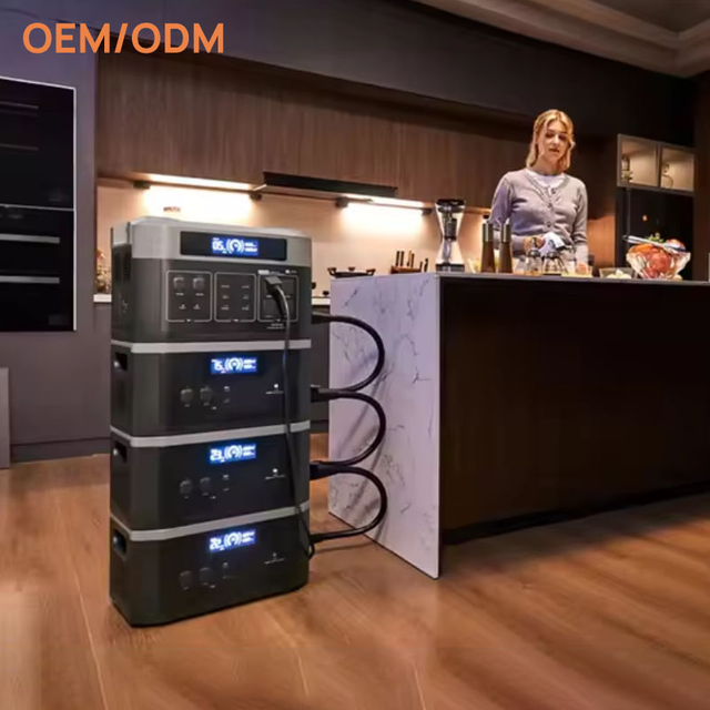 EZ2200P 2200W/2048wh portable solar generator lifepo4 lithium battery