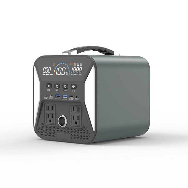 EZ301UA 500W/360000mAh 483.8Wh outdoor camping portable power station with solar 
