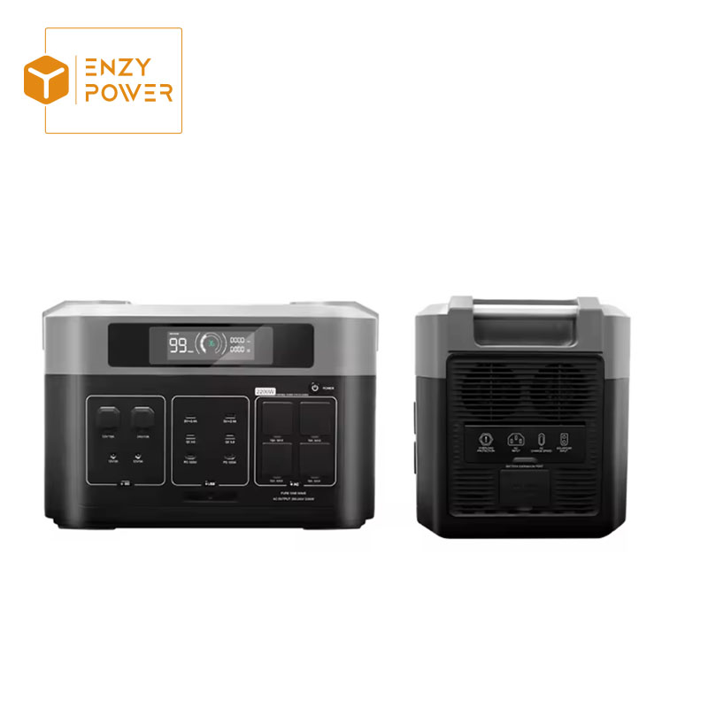 EZ2200P 2200W/2048wh portable solar generator lifepo4 lithium battery