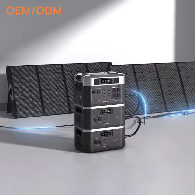 EZ2200P 2200W/2048wh portable solar generator lifepo4 lithium battery