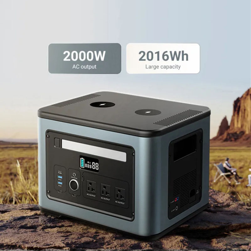  LifePO4 Battery Generator Solar Power Station With Quick Charge