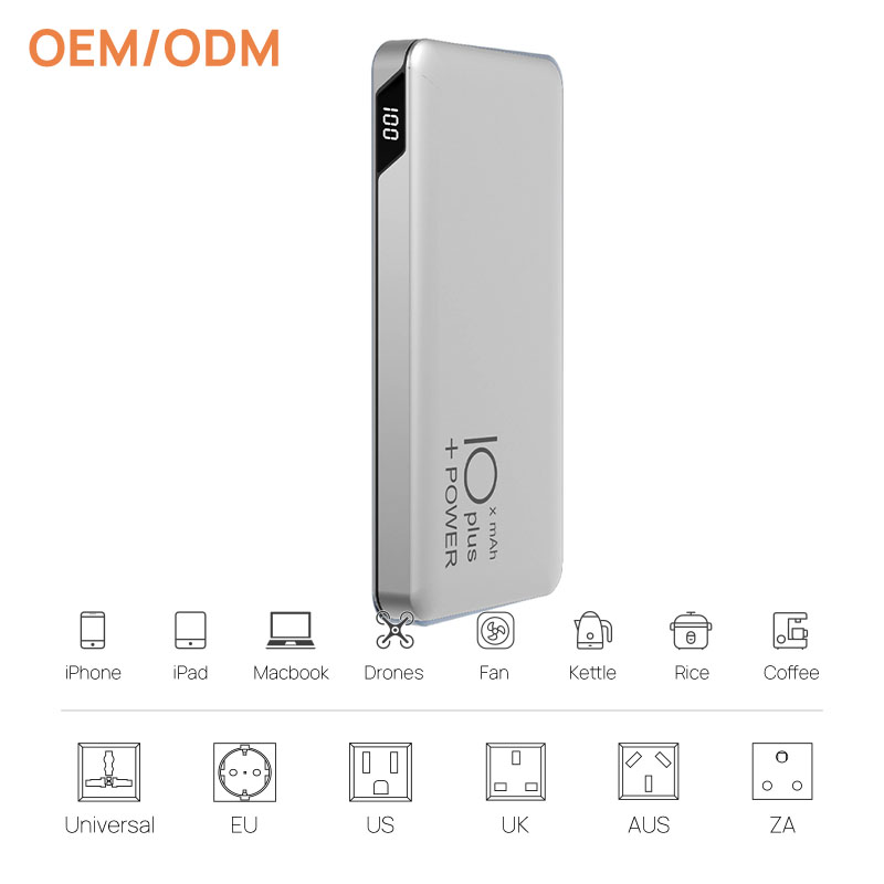 Excellent portable charge small fast charging power bank with 10000mah for mobile phone