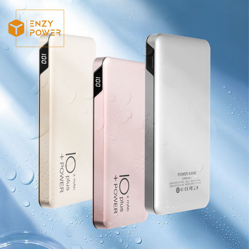 Excellent portable charge small fast charging power bank with 10000mah for mobile phone