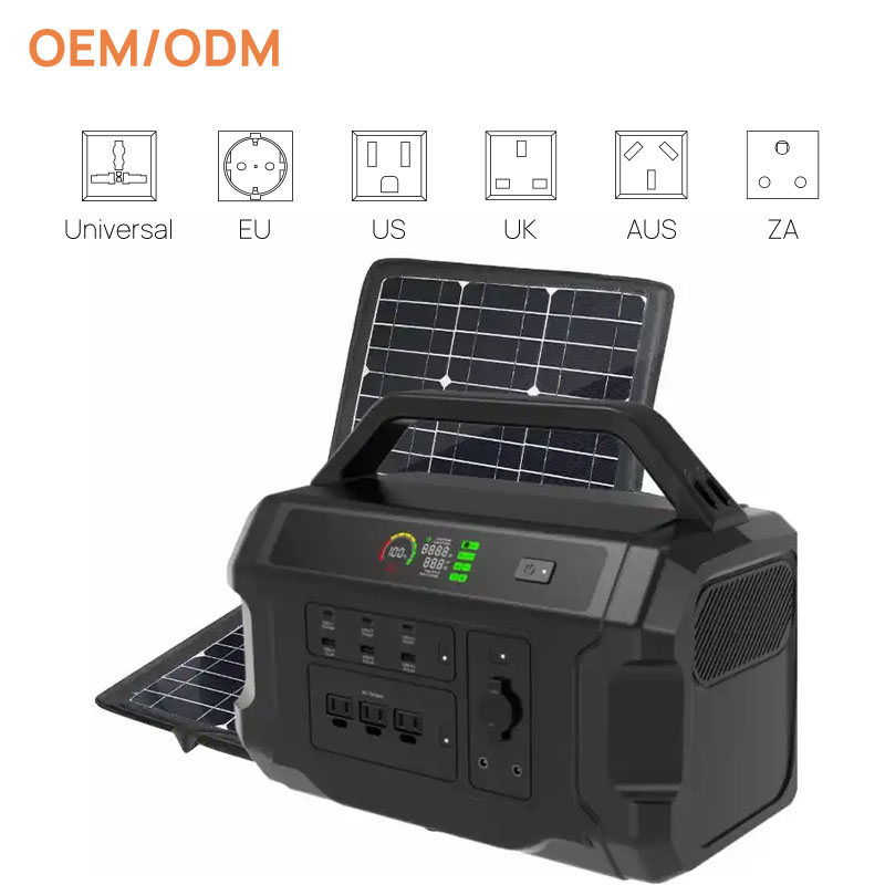  LiFePo4 Battery Huge Capacity Solar Generator Energy Storage Power 1200W Portable Power Station