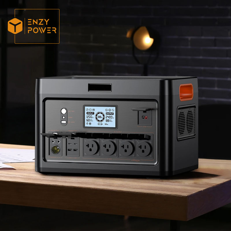 Lifepo4 Outdoor Charging 2400W Hard Case High Capacity Portable Power Station 