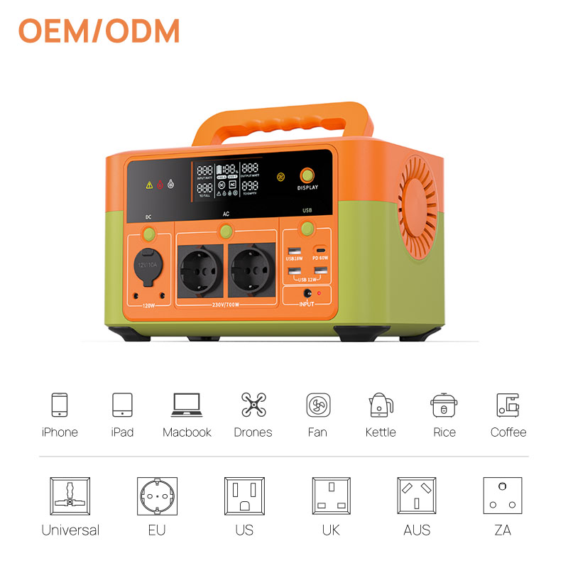 300W 1000w LiFePO4 Camping Emergency Backup Portable Power Station