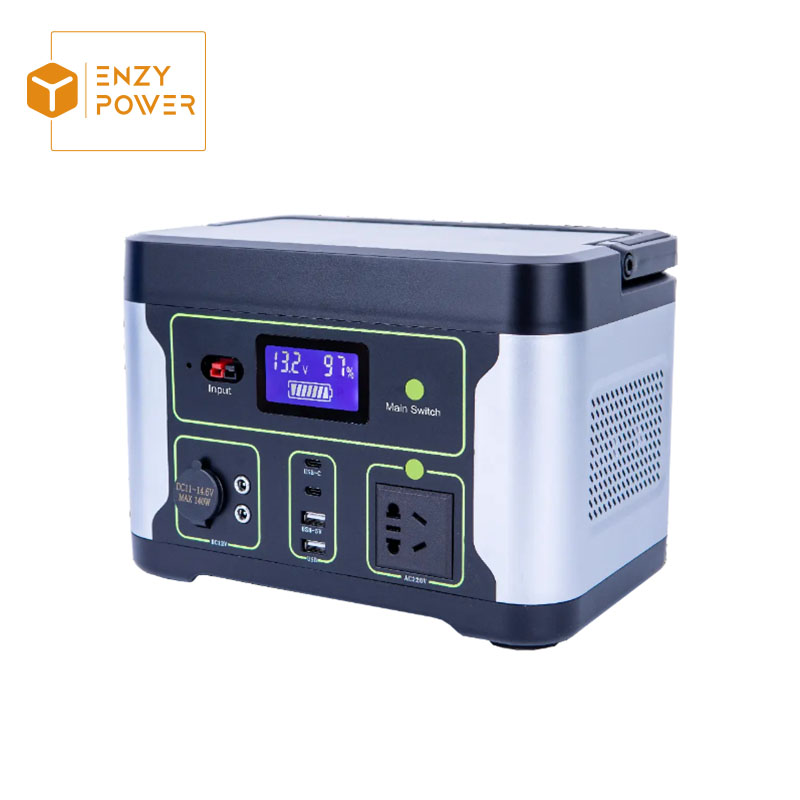  500Wh 500W 220V Portable Power Stations Wireless Phone Charger with LED Light for Camping Or Outdoor