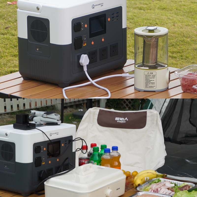  1500w 1800W Compact Bluetooth Portable Power Station For Off-grid