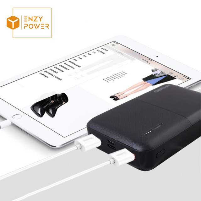 Power Bank Digital Display 5V Slim 5000 Mah Powerbank Fast Charge For Cell Phones