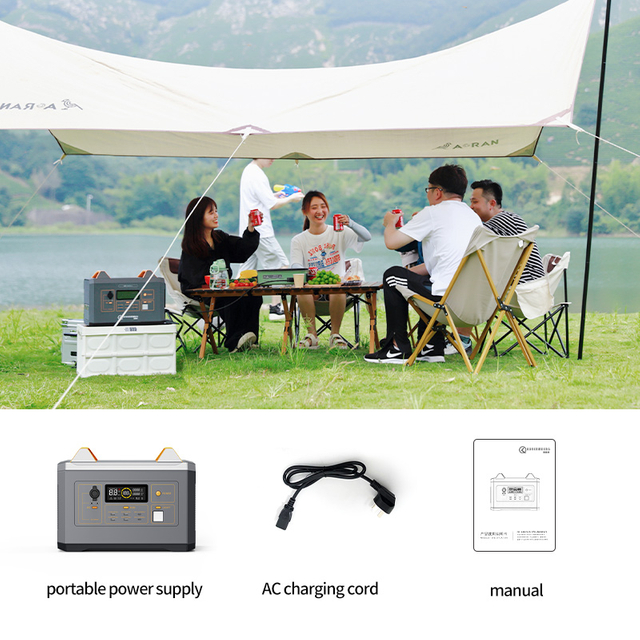 On-board Charging Hard Case Bluetooth Portable Power Station 2200W 2016Wh 
