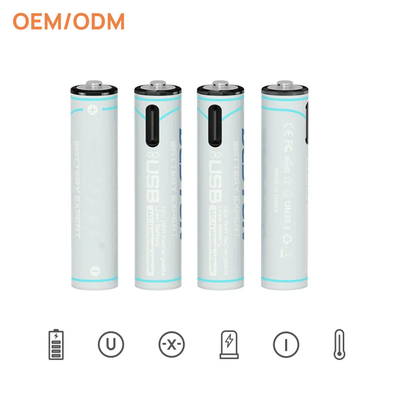 600mWh Type-C Li-ion battery for toy Cylindrical battery with cable