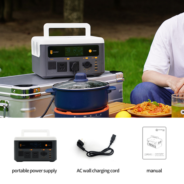 700W 1200W 2200W Colorful Bluetooth Portable Power Station For Microgrid