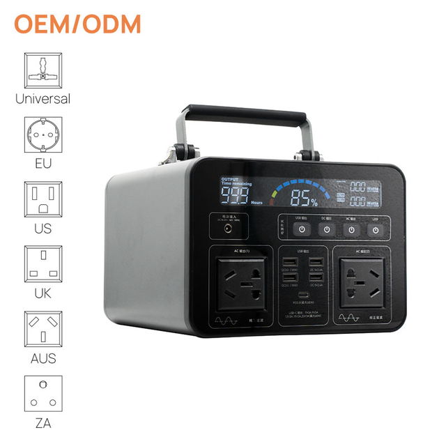 500W 135200mAh Cubic Wireless Charge Portable Power Station For Adventure