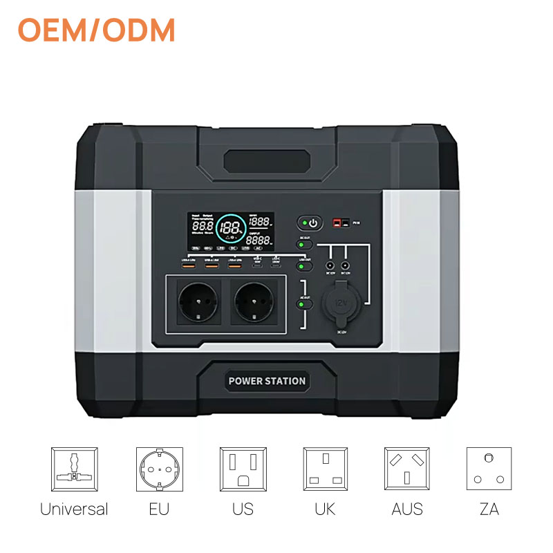 110V 220V solar generator 1000w Cubic High Capacity Portable Power Station For Camping