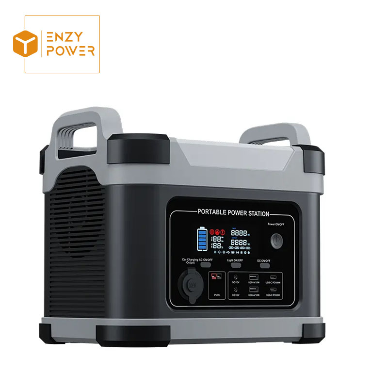 1120Wh On-board Charging Colorful Dustproof Portable Power Station 1000W For Home