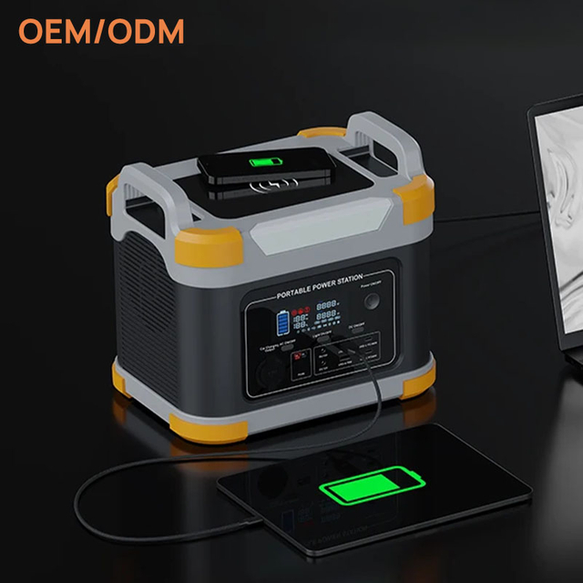 1120Wh On-board Charging Colorful Dustproof Portable Power Station 1000W For Home
