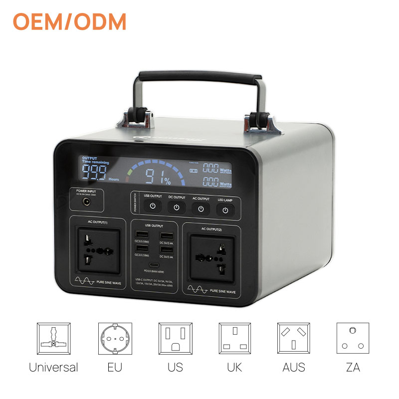 500W 135200mAh Cubic Wireless Charge Portable Power Station For Adventure