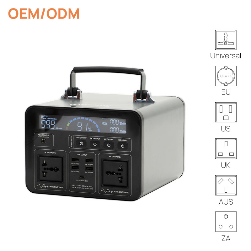 500W 135200mAh Cubic Wireless Charge Portable Power Station For Adventure