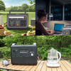 EZ2000 2000W/2048wh outdoor camping portable power station with solar