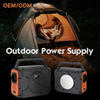  48000mAh Portable Outdoor Camping Power Station Adapter Charger