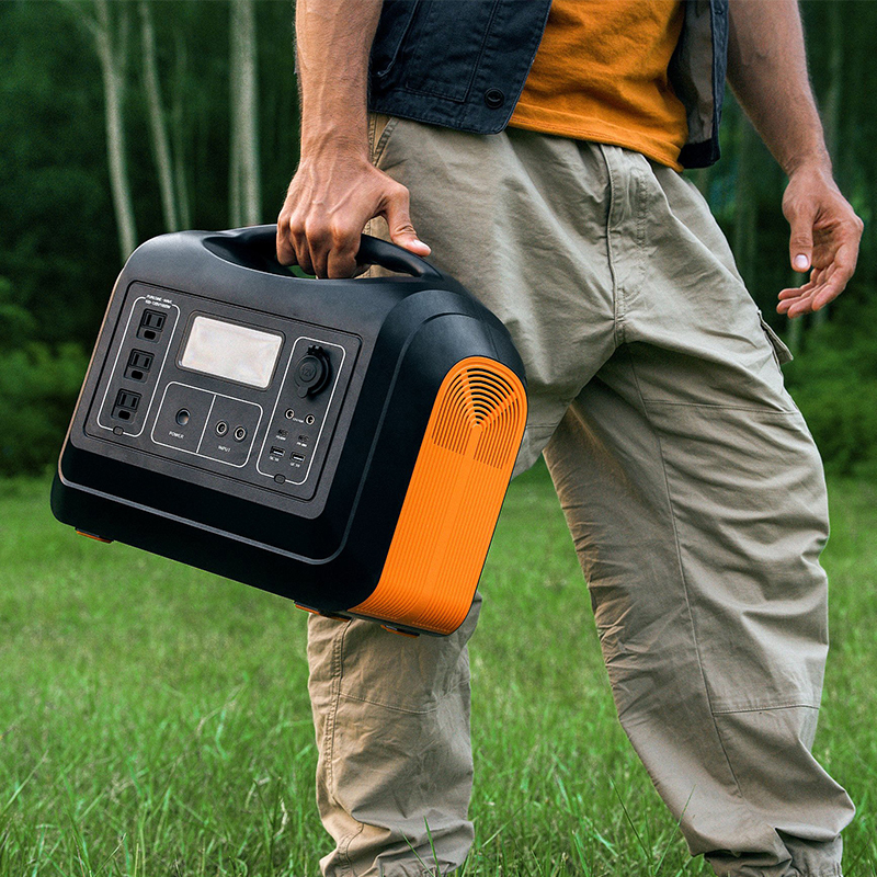 1200W Camping Emergency Backup LiFePO4 Battery Bank Charging Portable Power Station 