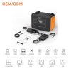 2400W LiFePO4 Battery Charge Generator 220V Solar Power Station Portable For Europe